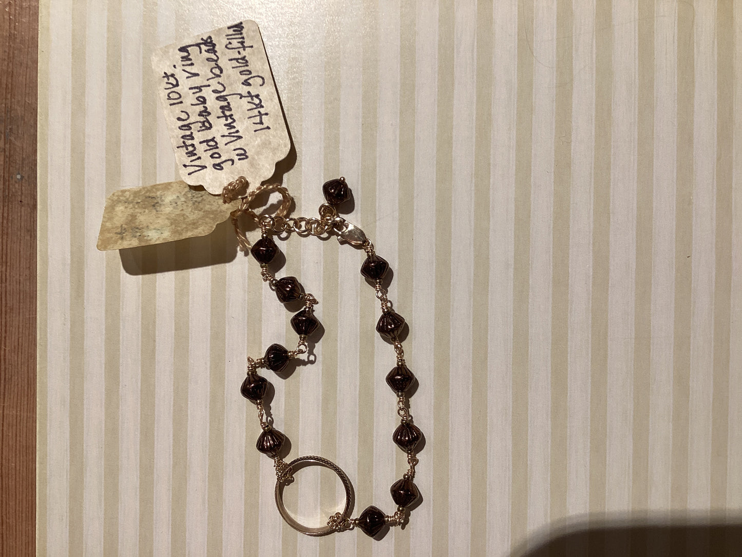 #134 Bracelet Vtg. Beads & BR