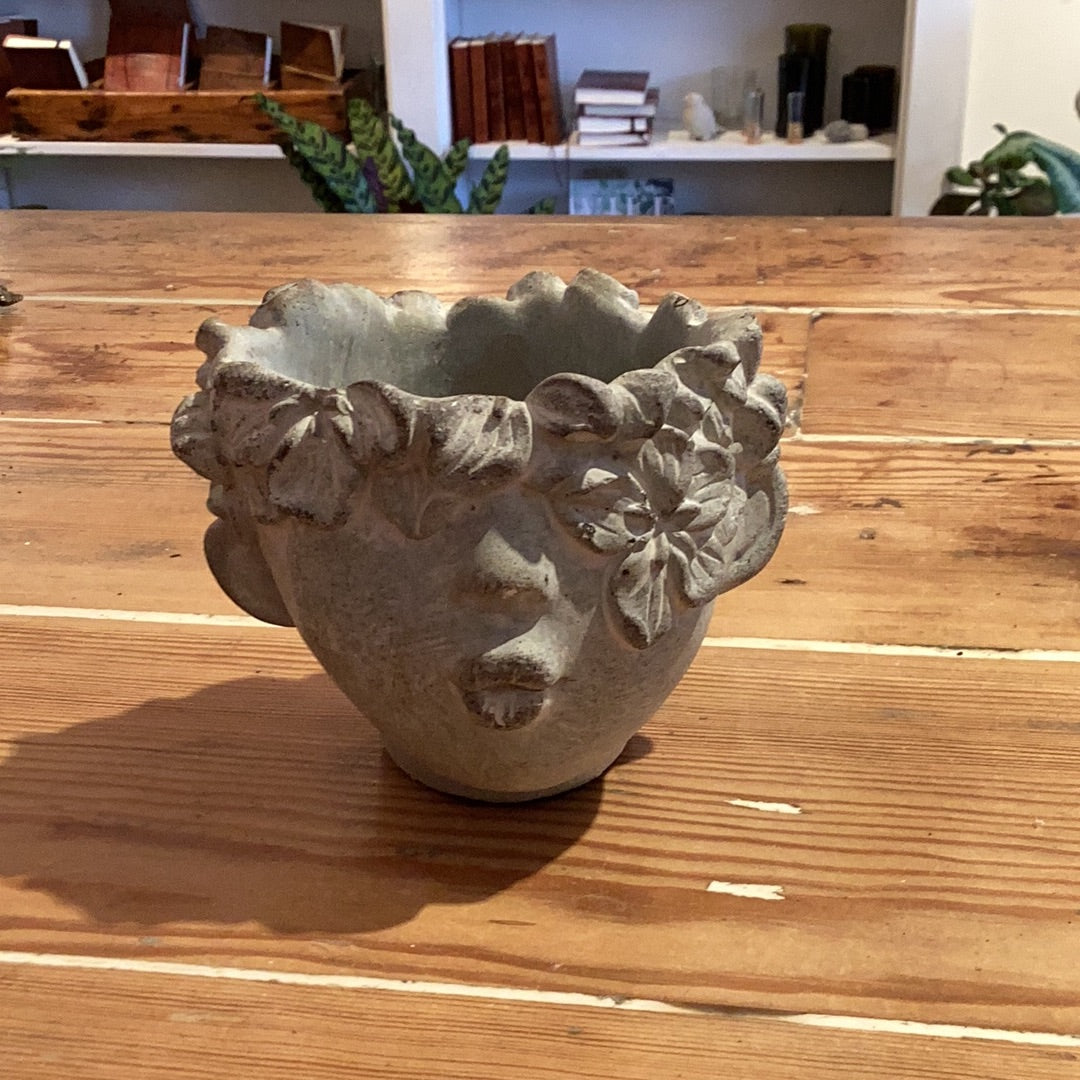 Small Lady Head Planter