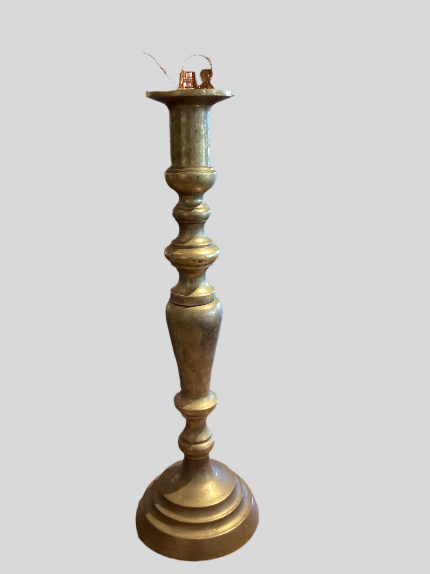 19.5” Brass Candlestick