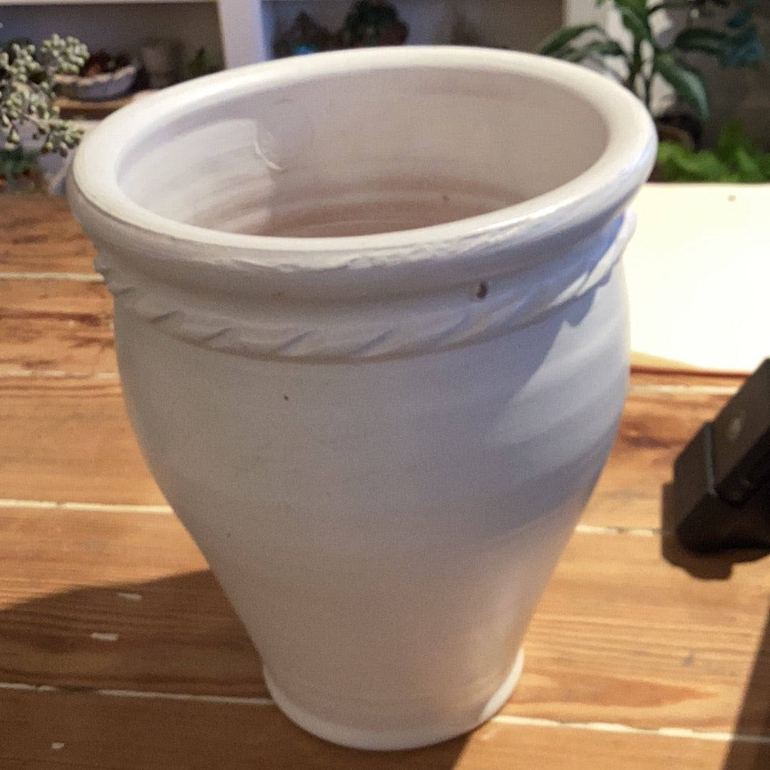 White Terra Cotta Pots
