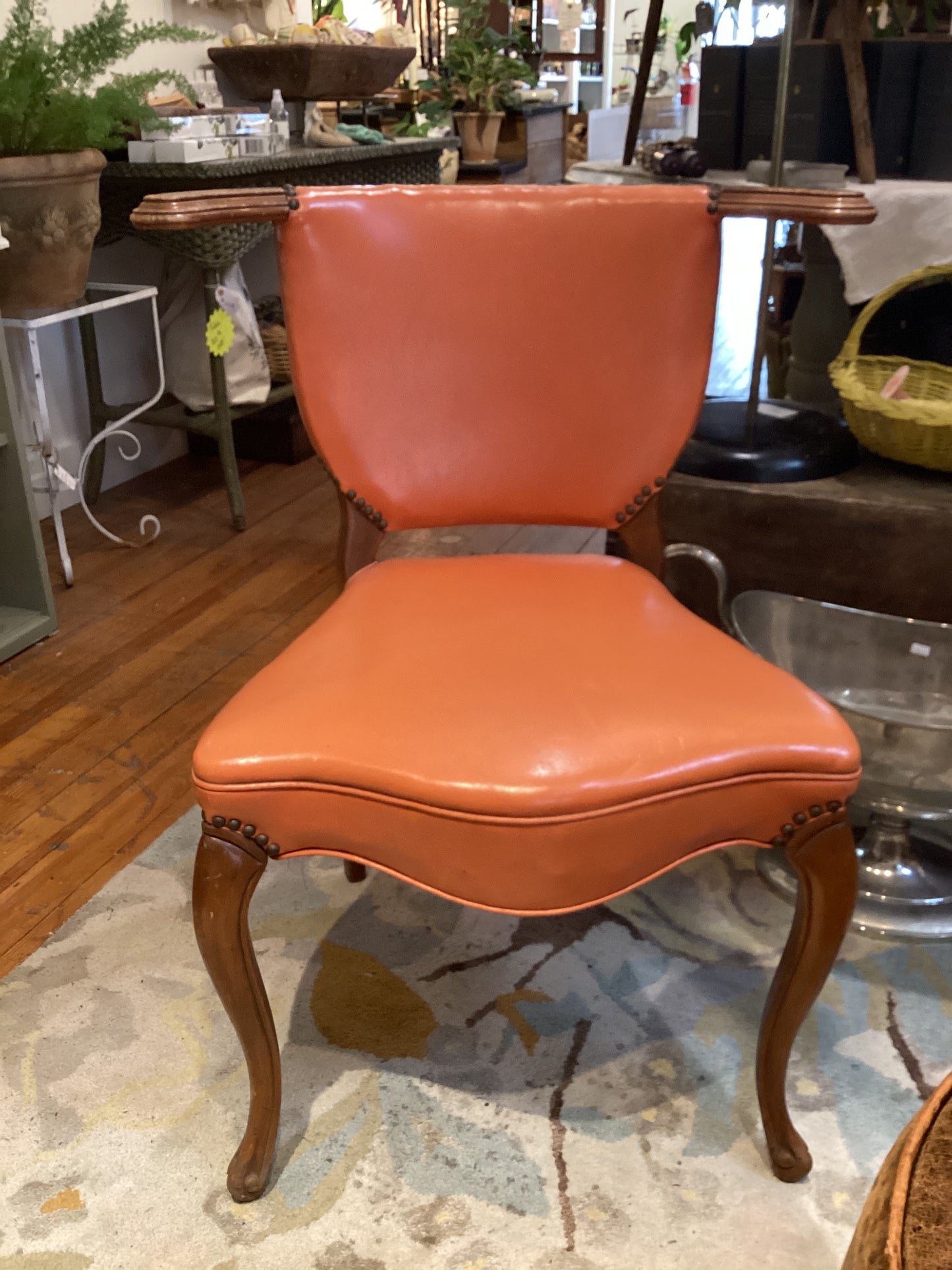 Chairs - Orange MCM Pair