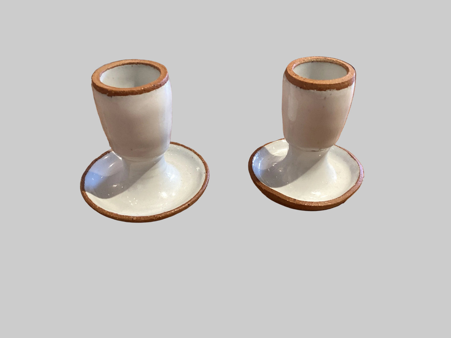 Lge. Candle Holder - White