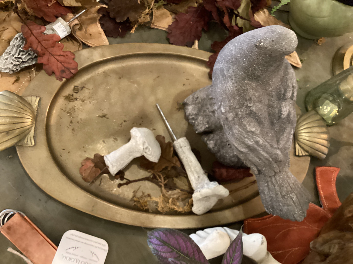 Tray w/Shell Handles