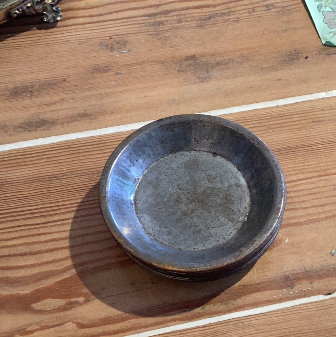 Small Metal Saucers