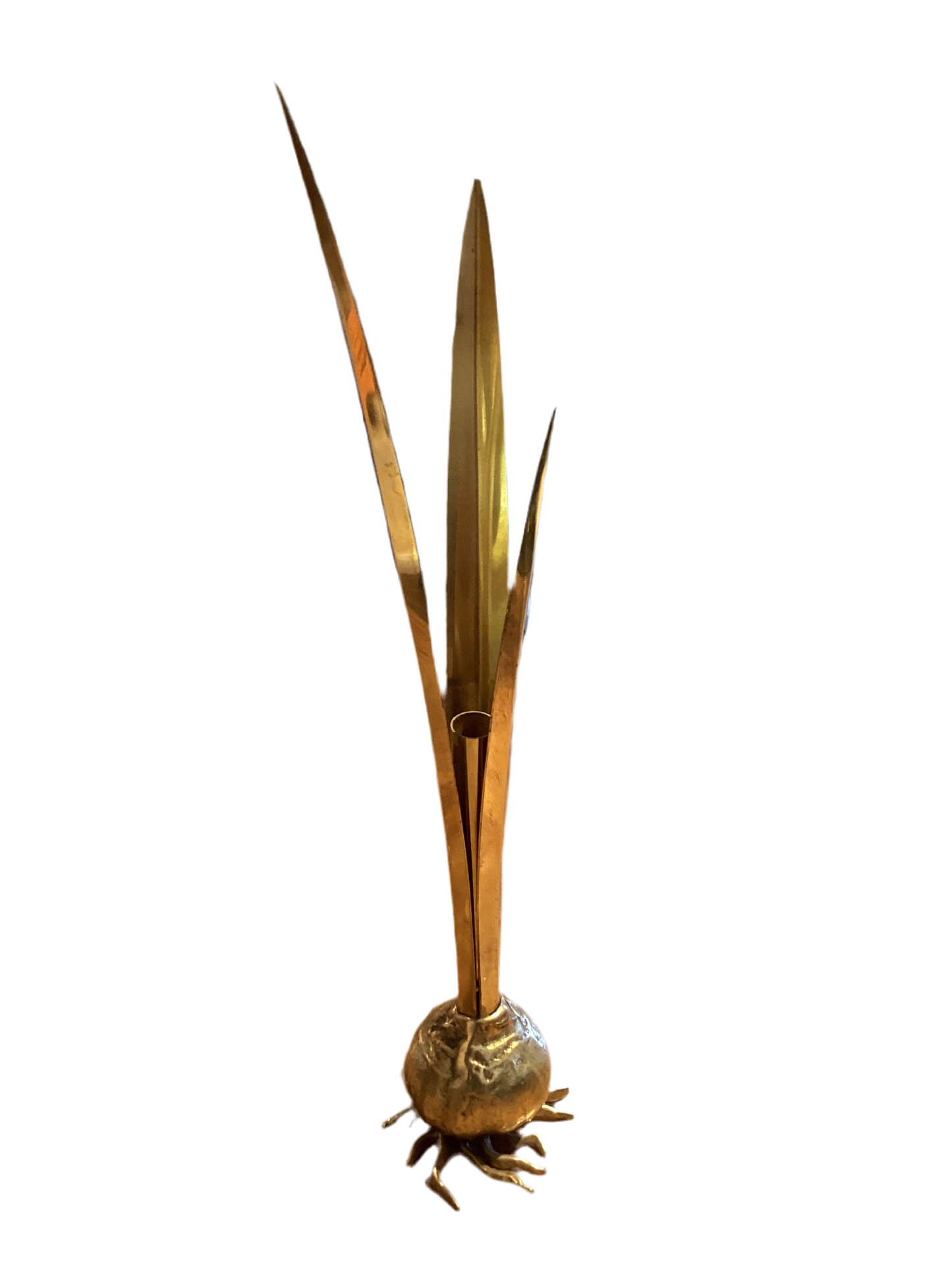 Brass Bulb Vase