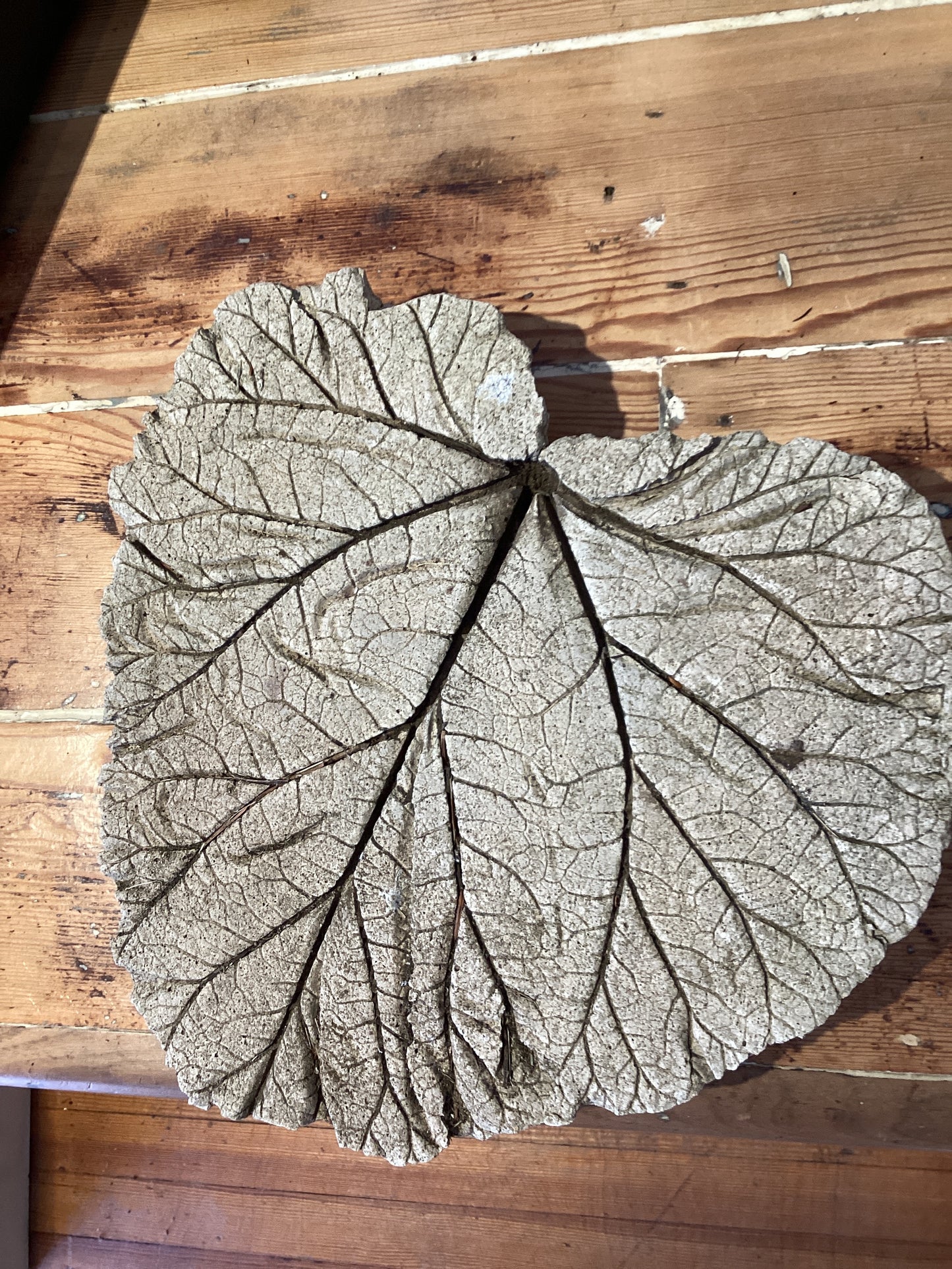 Hypertufa Leaf