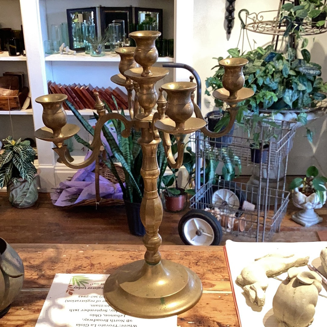 Brass Candlelabra