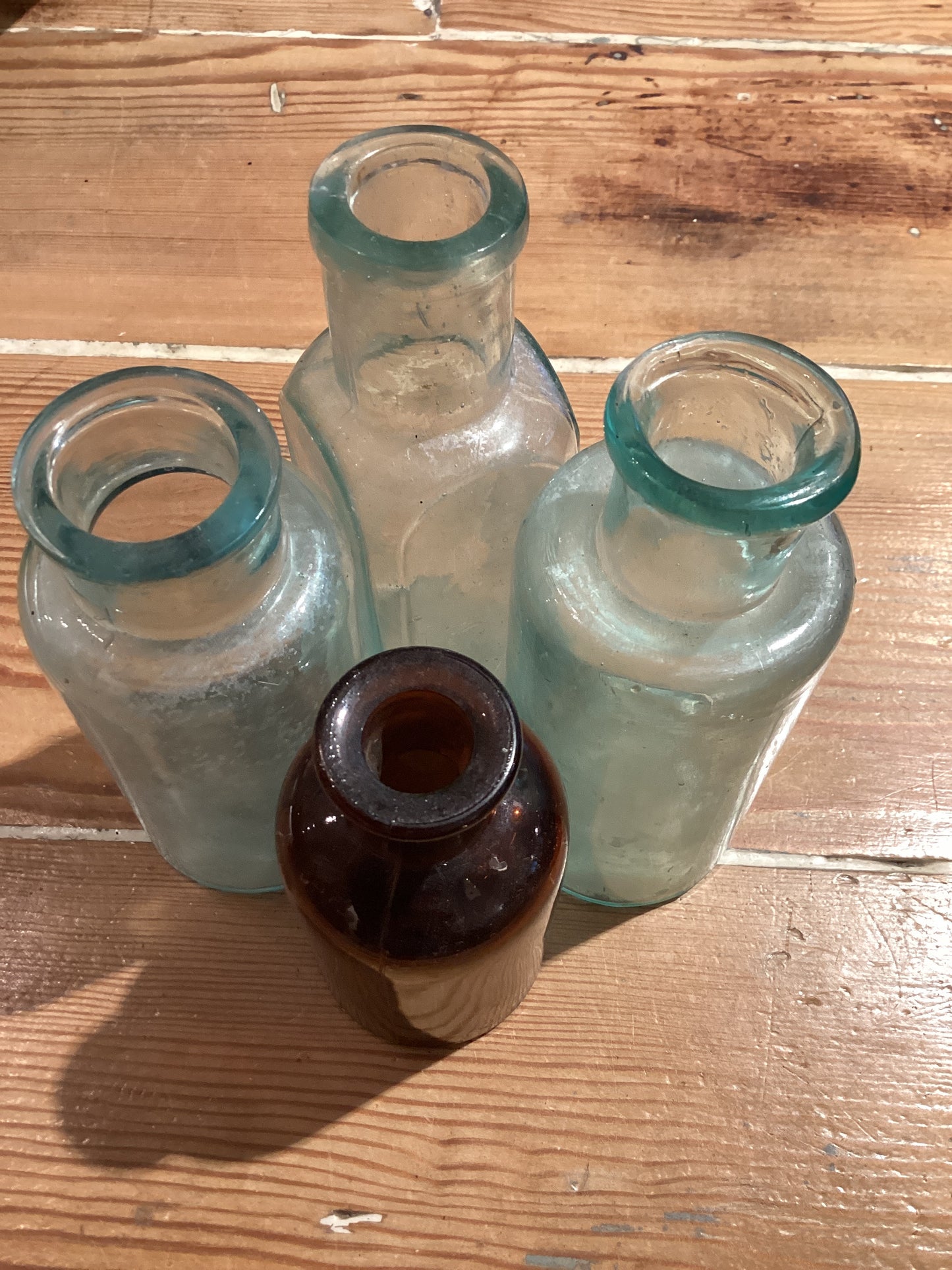 Found Glass Bottles