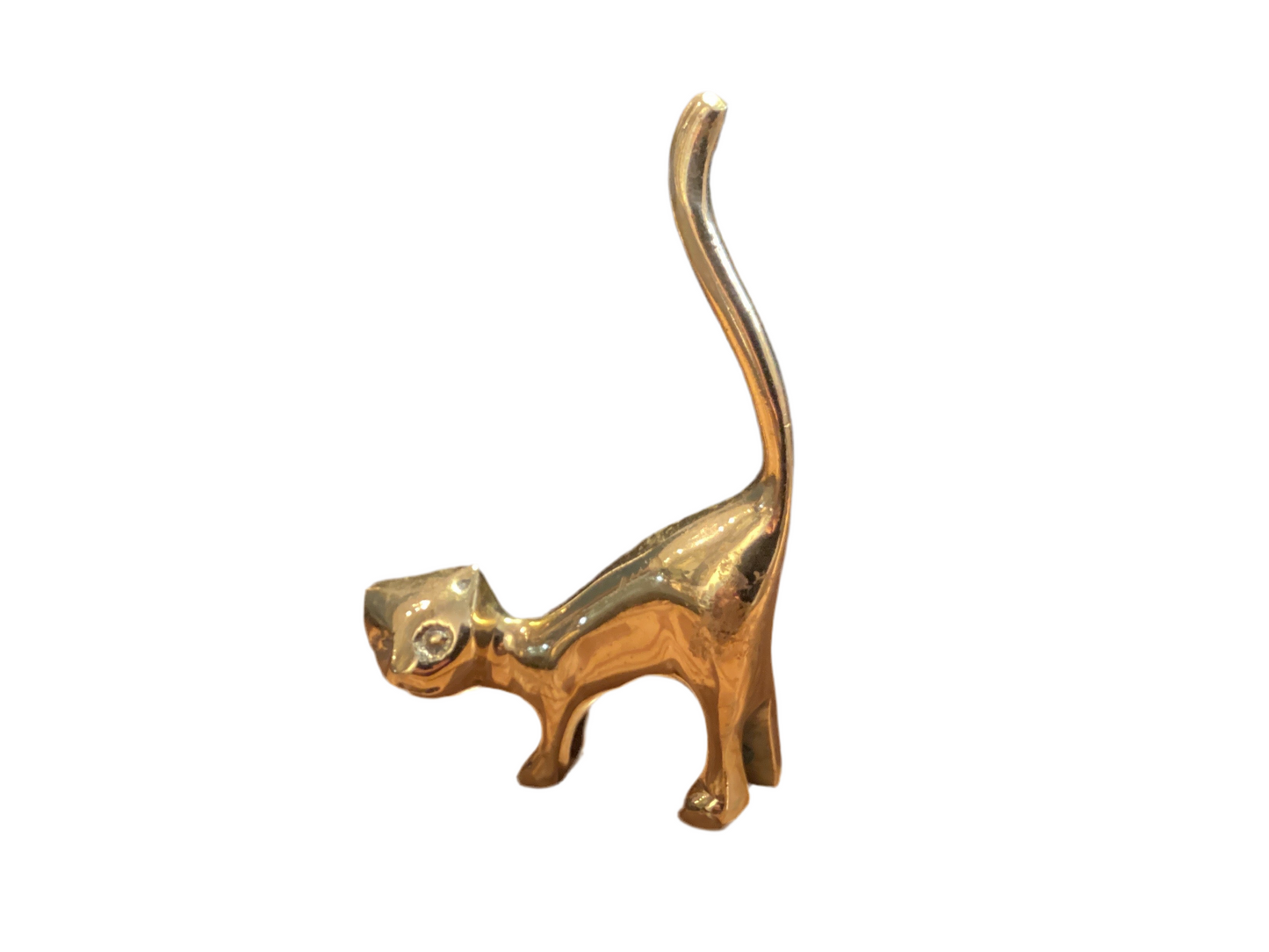 Brass Cat Ring Holder