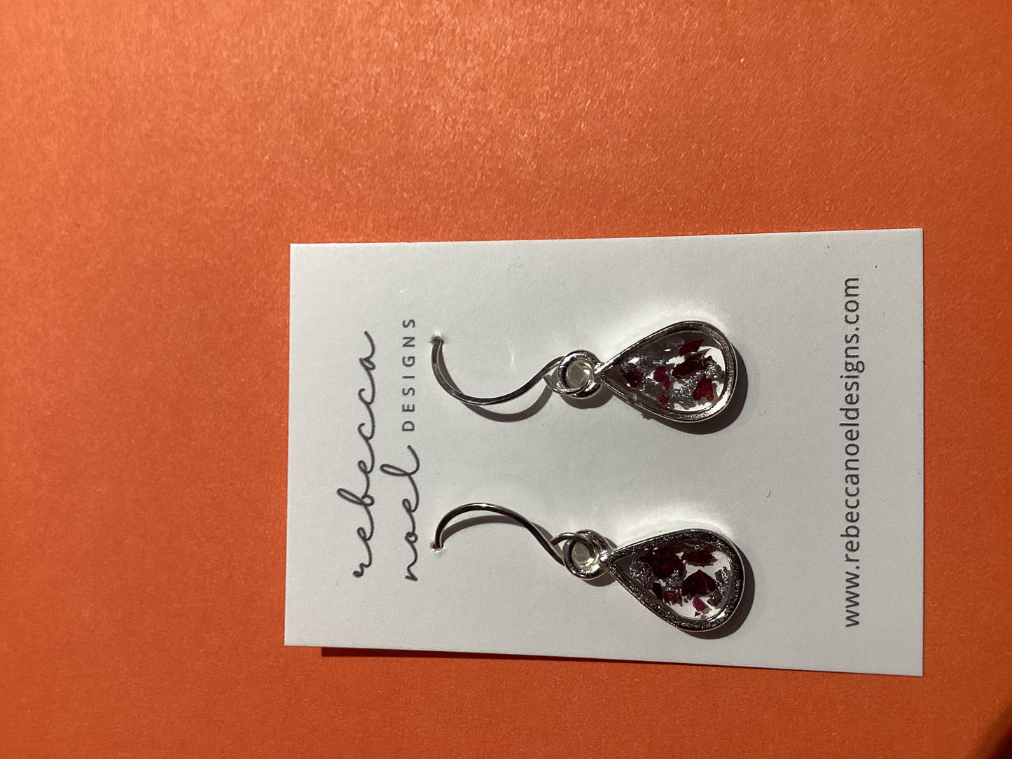 Rose Teardrop Earring