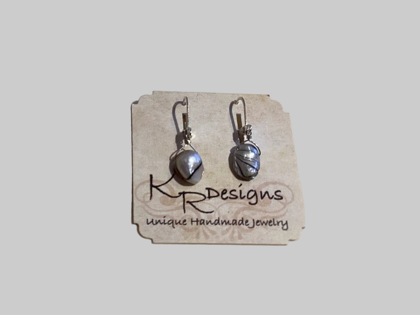 Earrings -Freshwater Pearls on Sterling