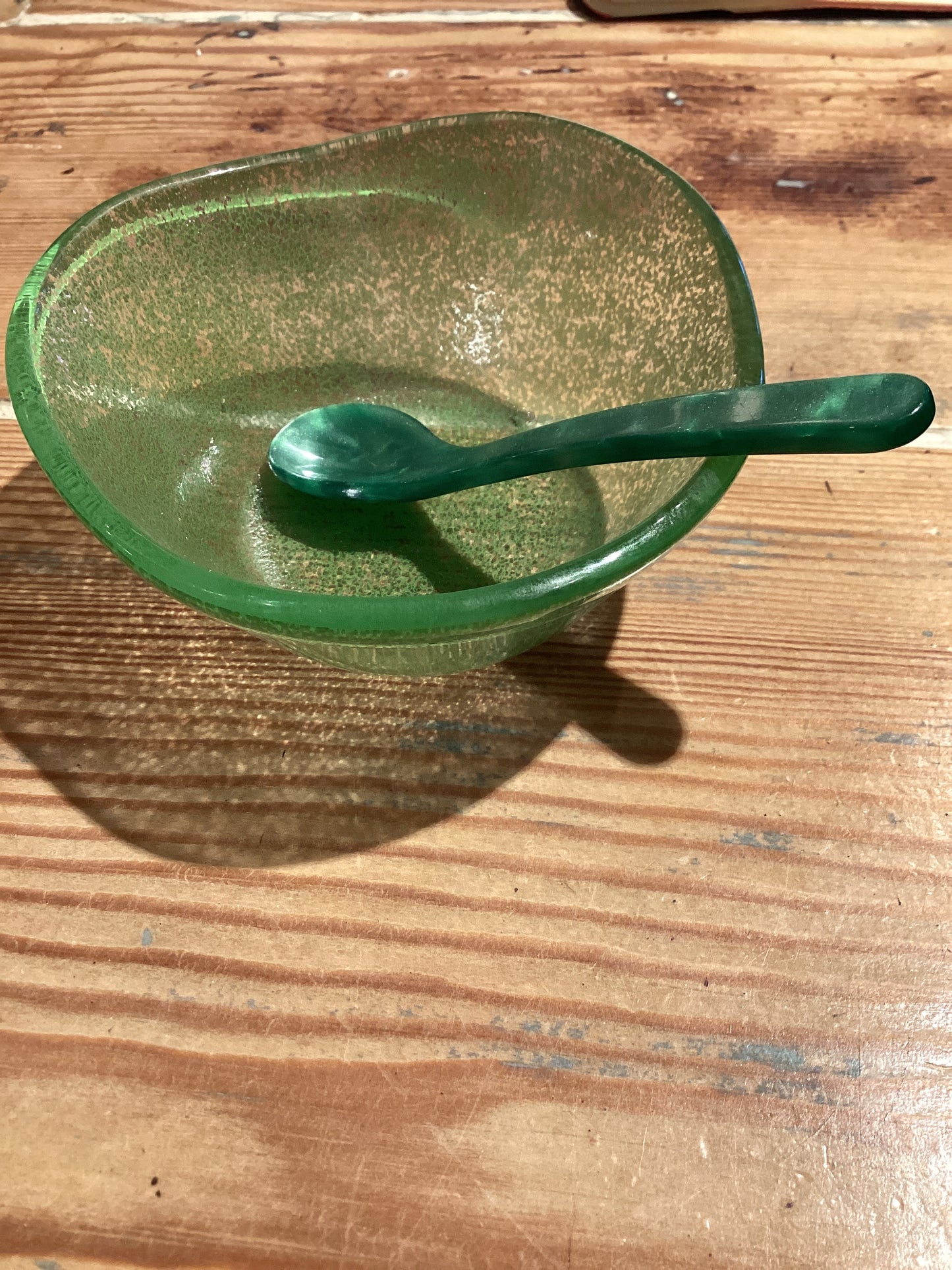 Bowl/Spoon Set - Green