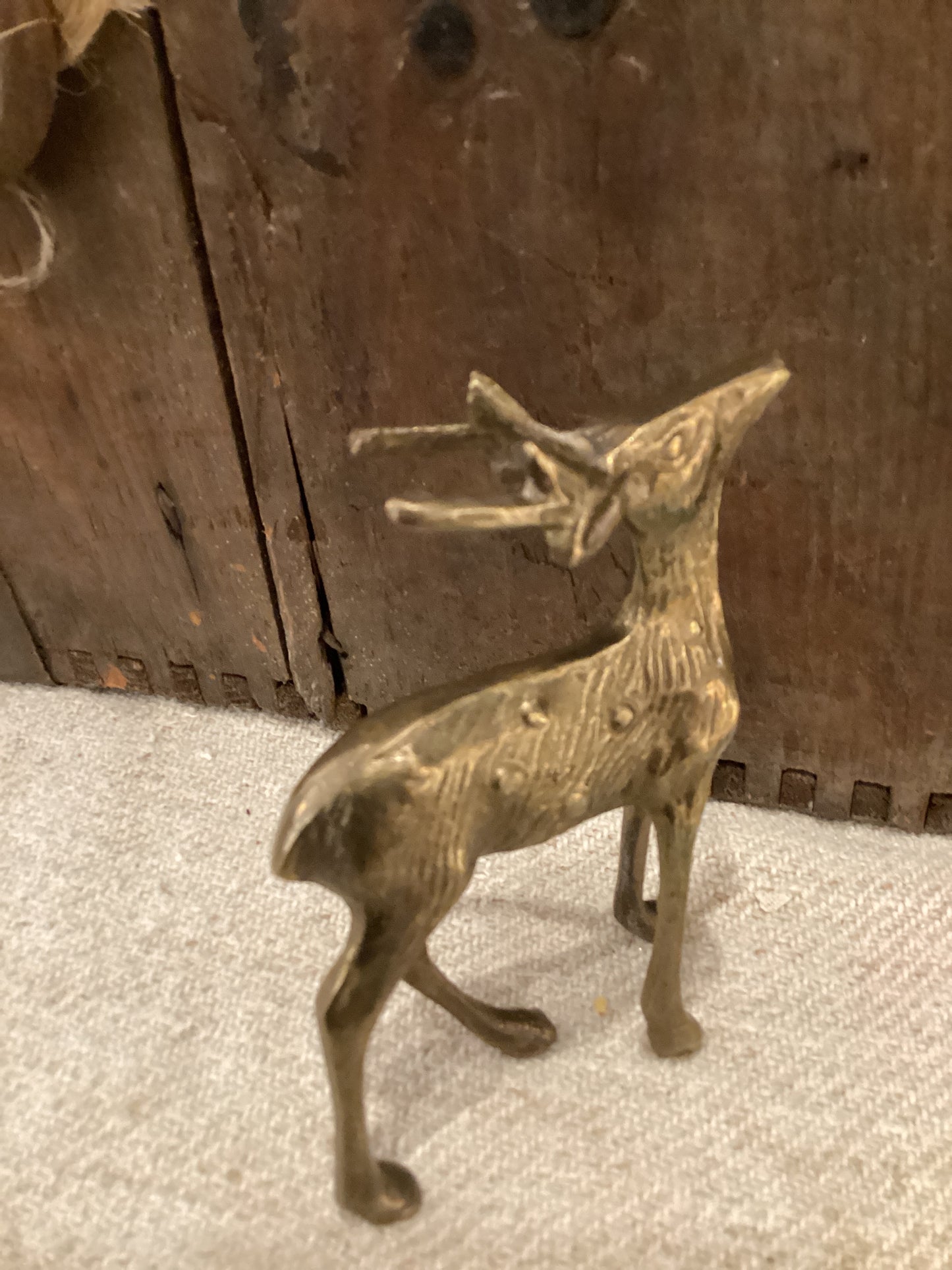 Small Brass Deer