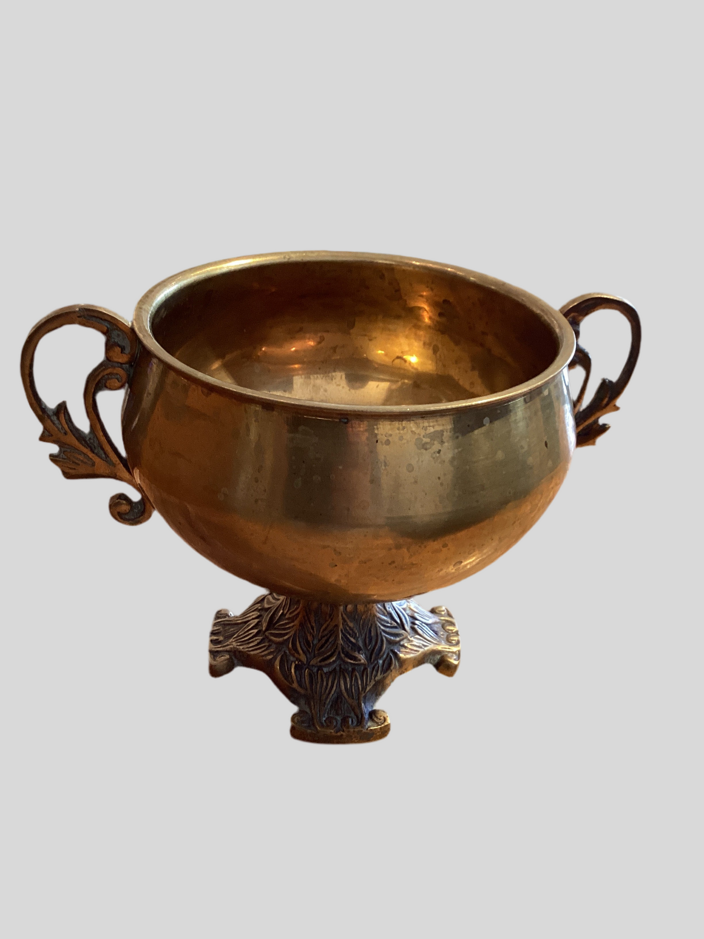 Brass Pedestal Bowl