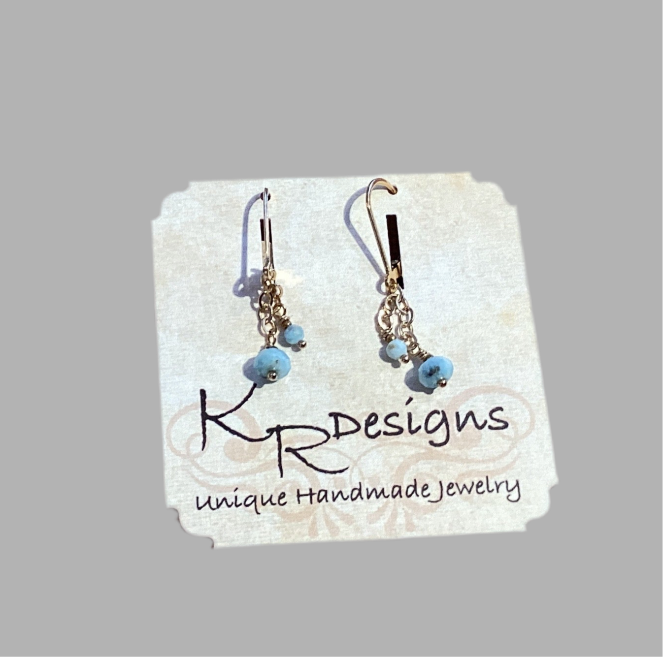 Larimar - 14kt GF EW
