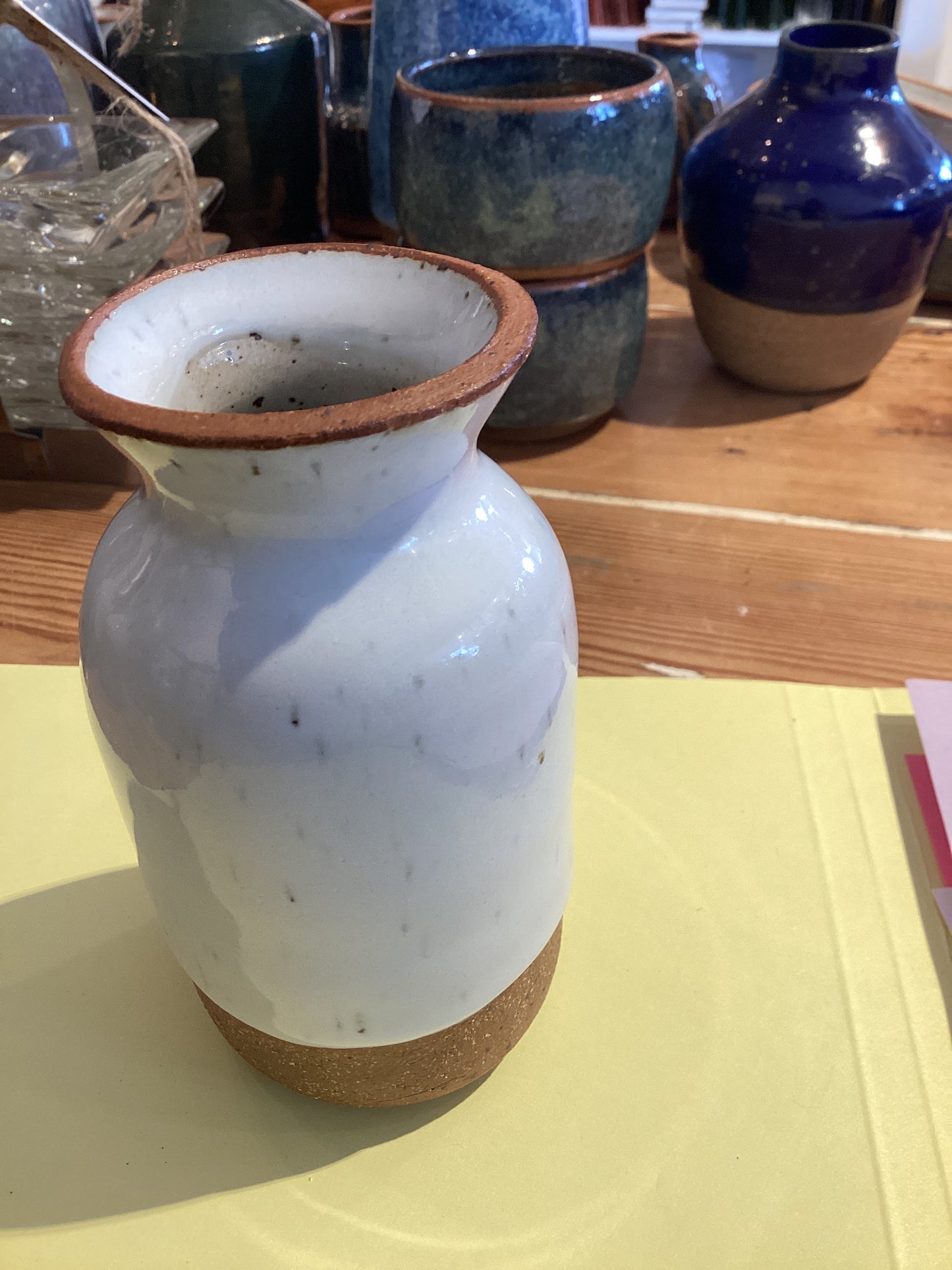 Vase - White w/Flared Lip