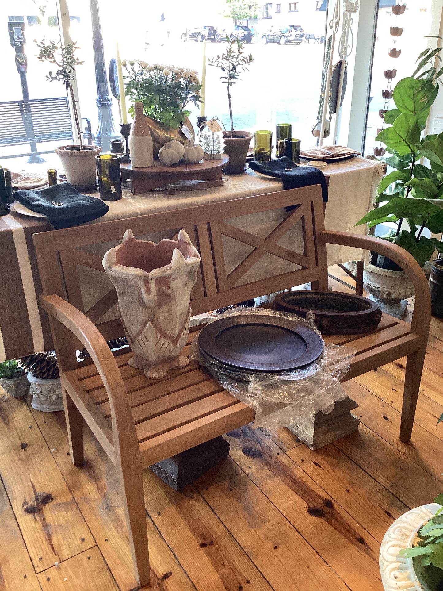 Teak Bench