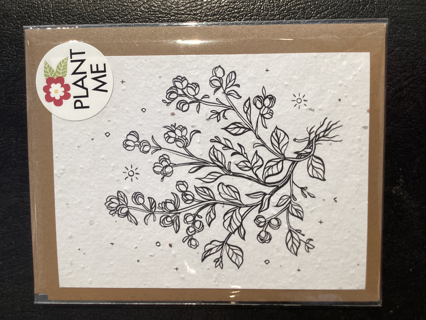 Pencil Floral Card