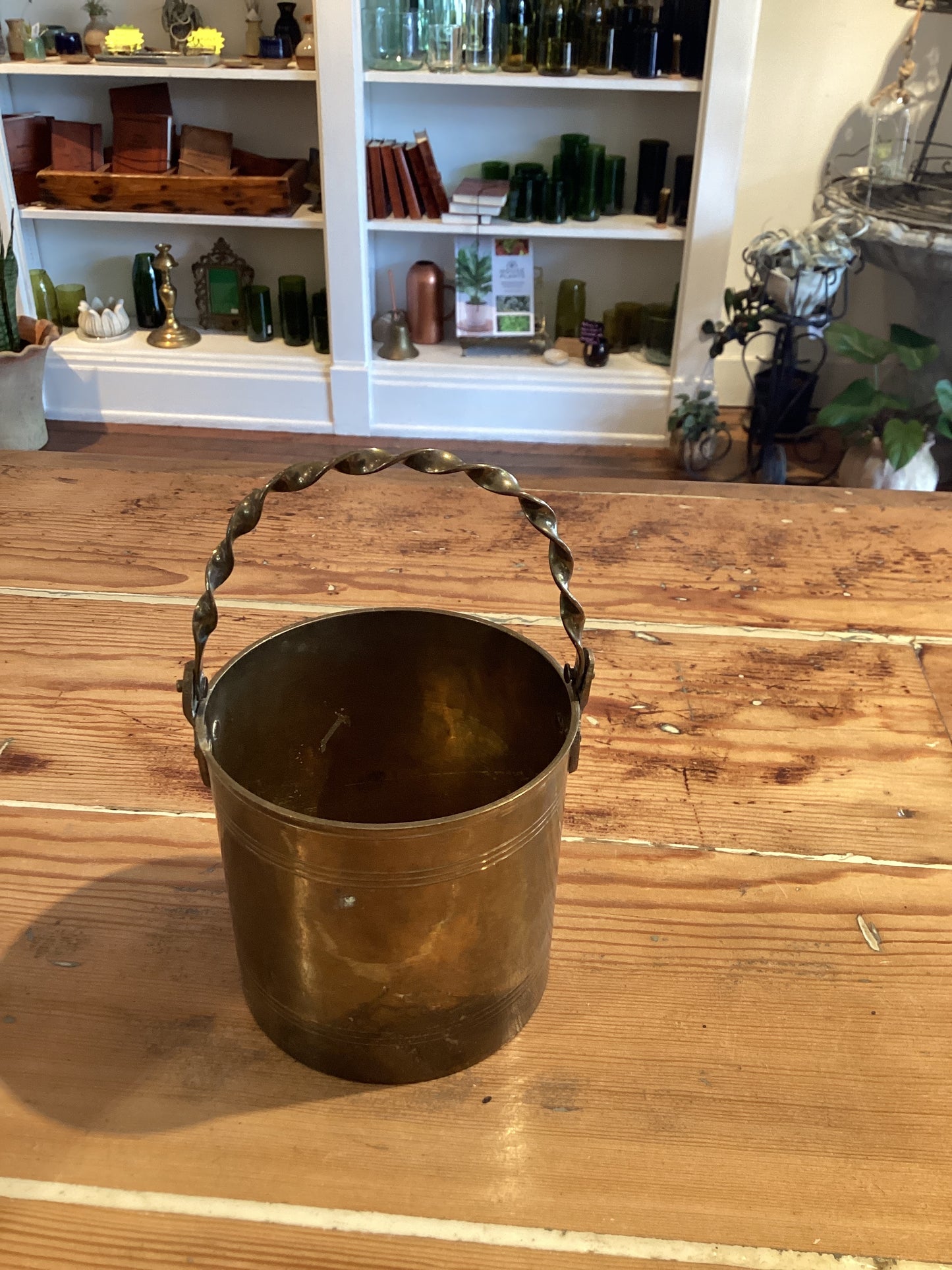 Brass Bucket w\Handle