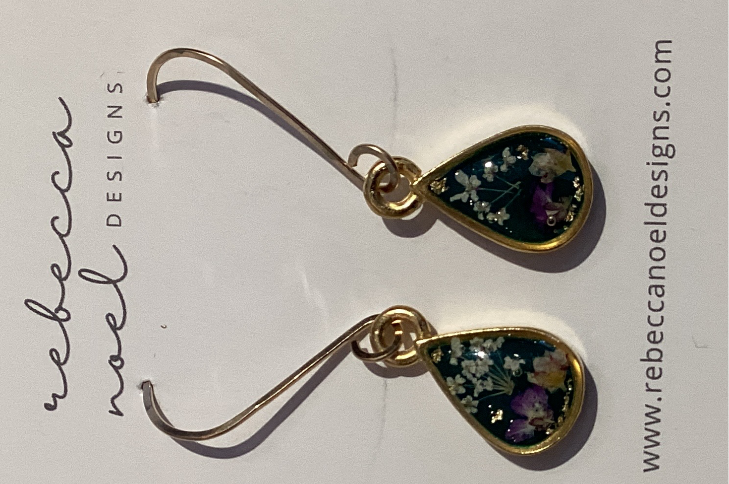 G Green Teardrop w/Florals