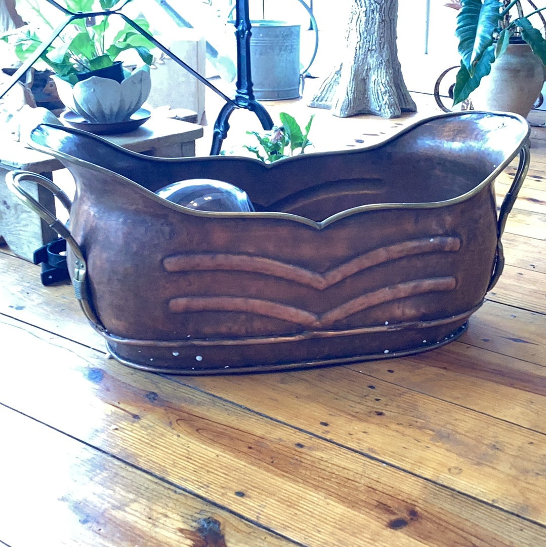 Copper Curved Gondola w/Handles