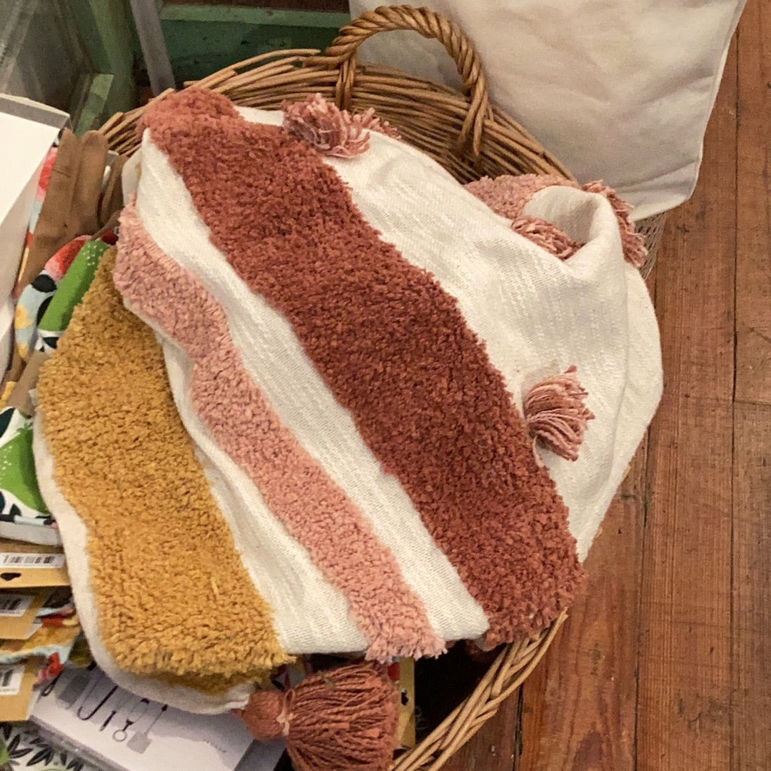 Cream Throw