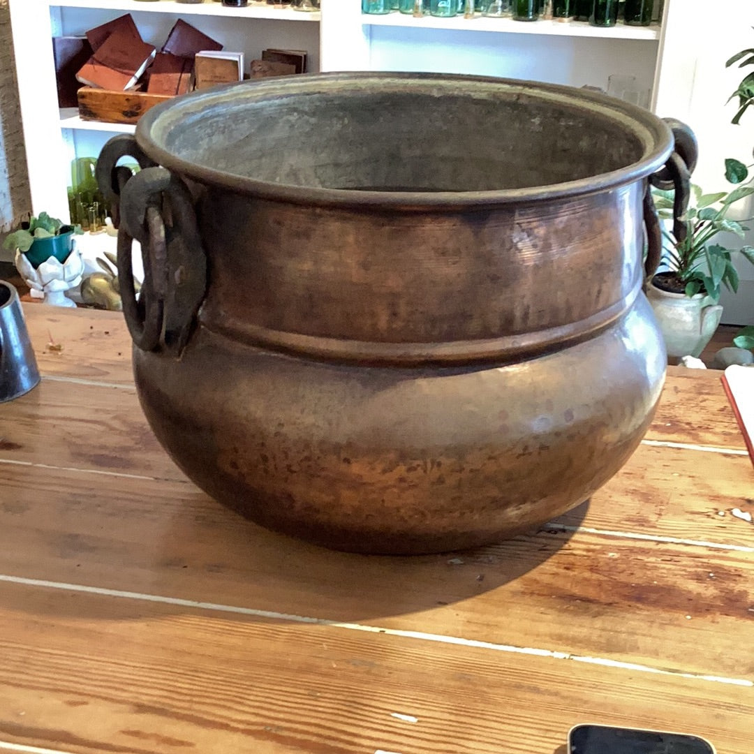 Copper Pot w/Two Handles