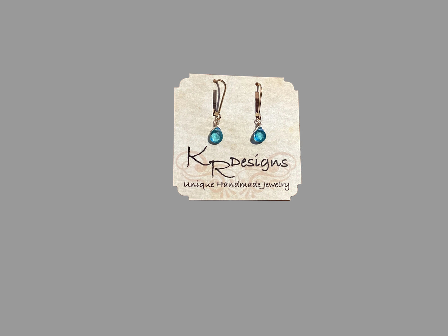 Earrings - Apatite on 14kt GF