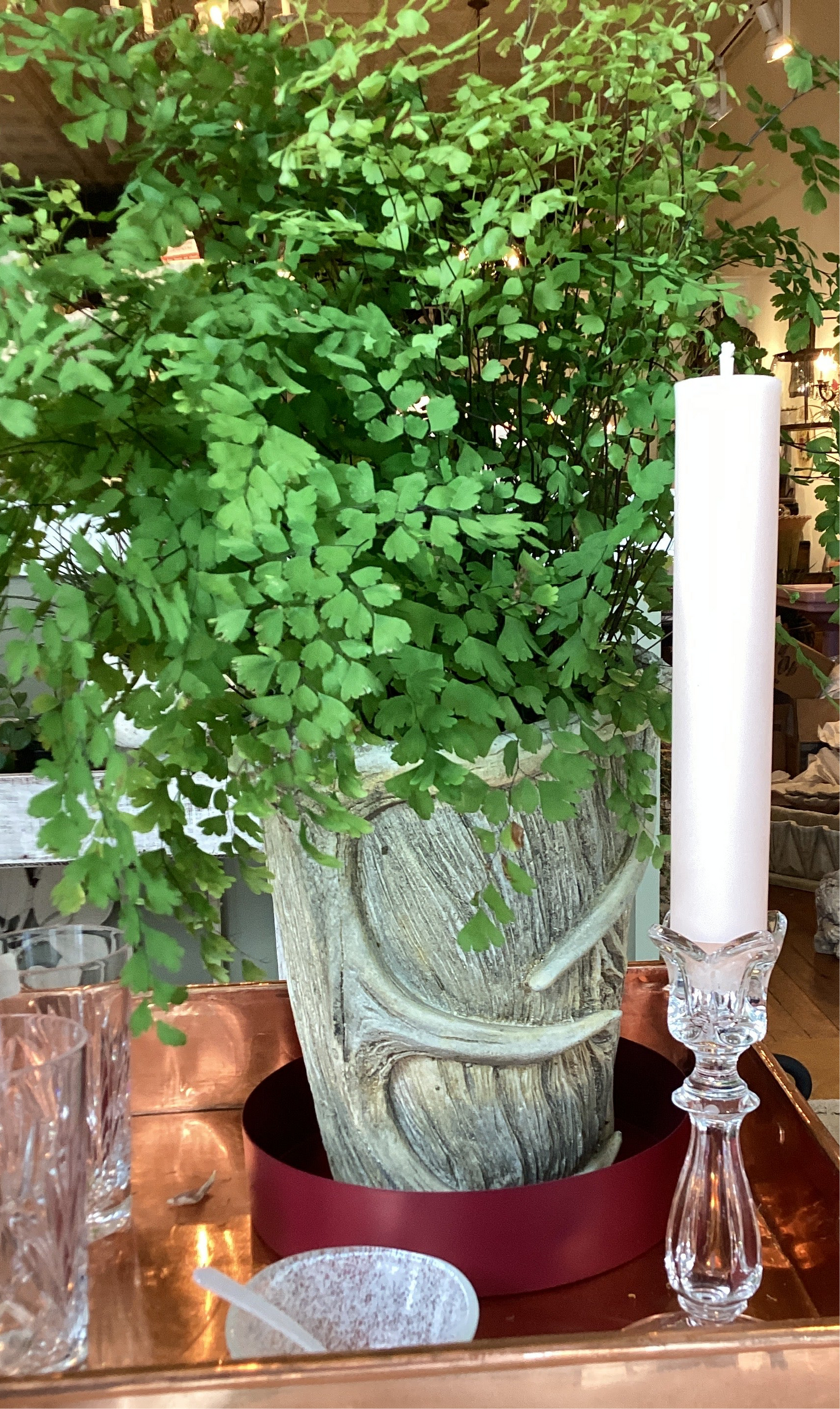 Faux Antler Planter