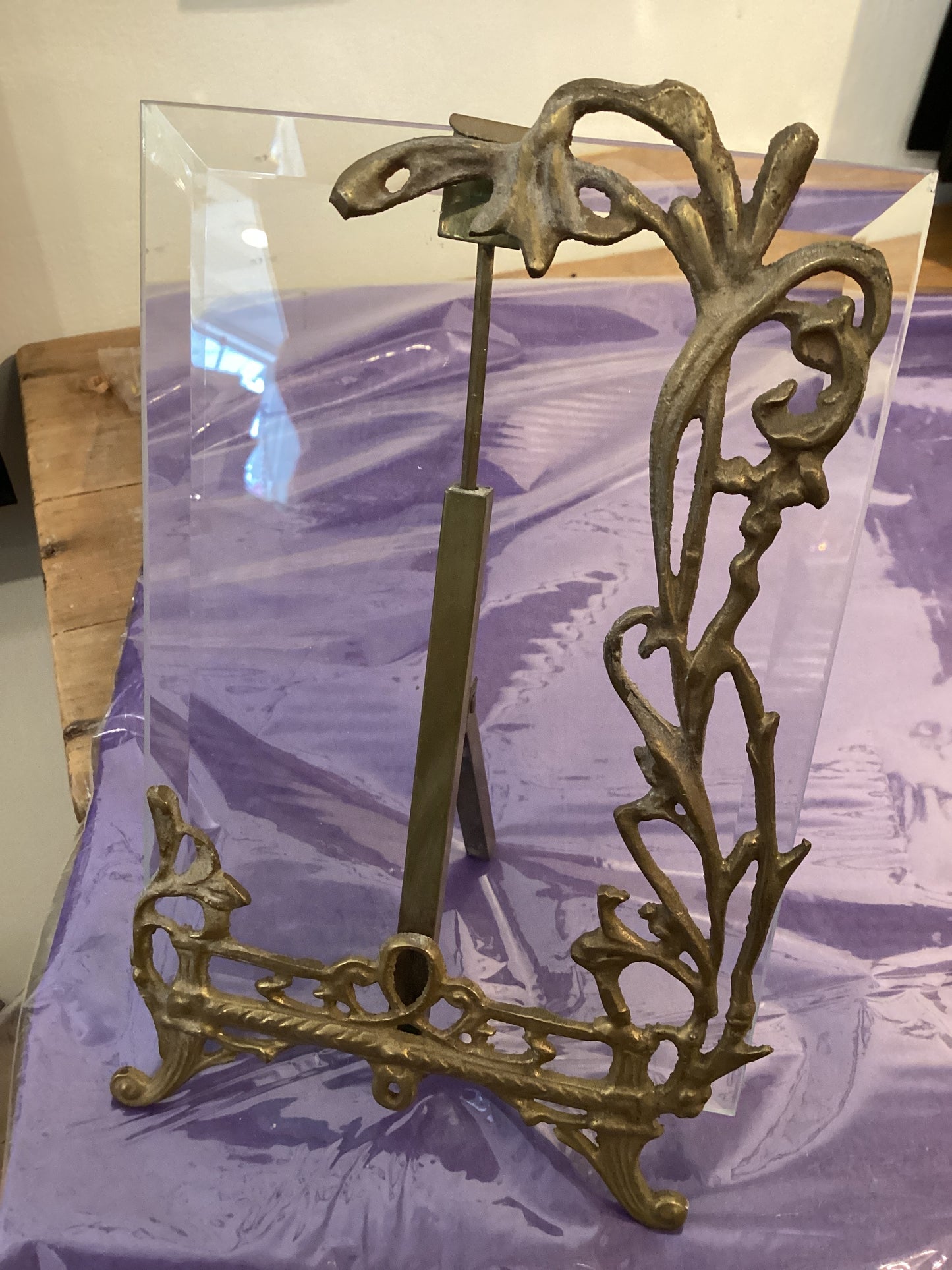 Glass and Brass Frame
