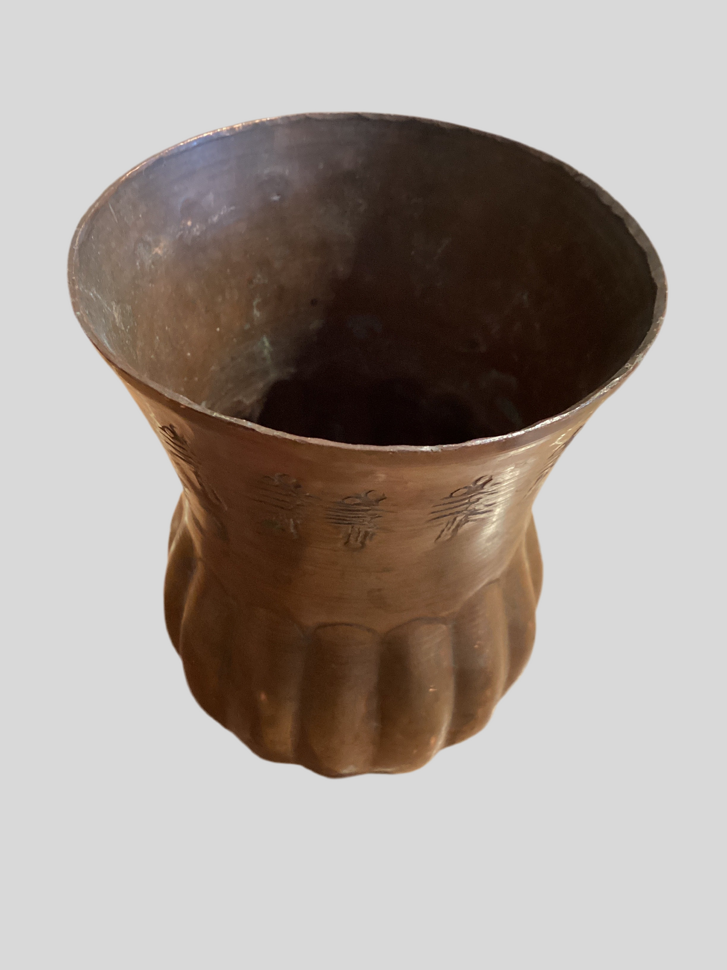 S Copper Vase