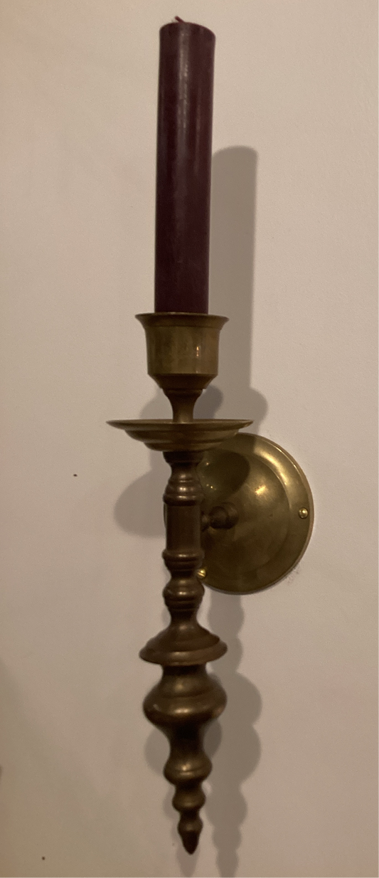 Brass Sconce - Pair