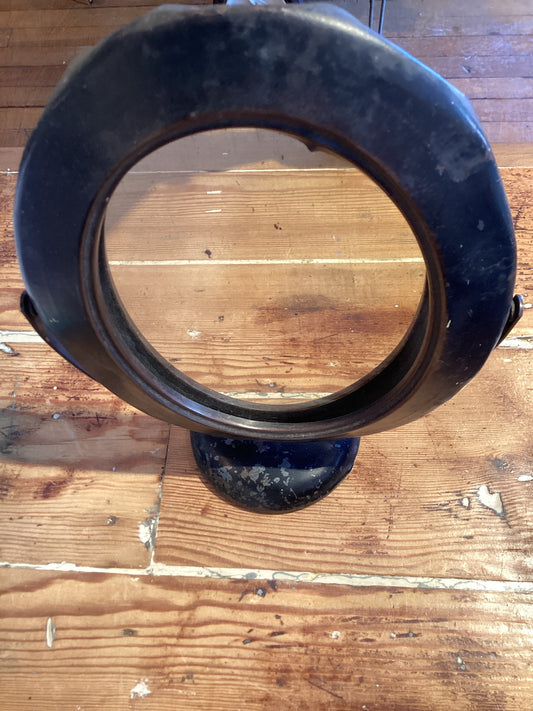 Black Oval Mirror