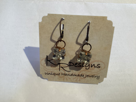 Earring - Vtg. Rhinestone on Nickel Free Earwires