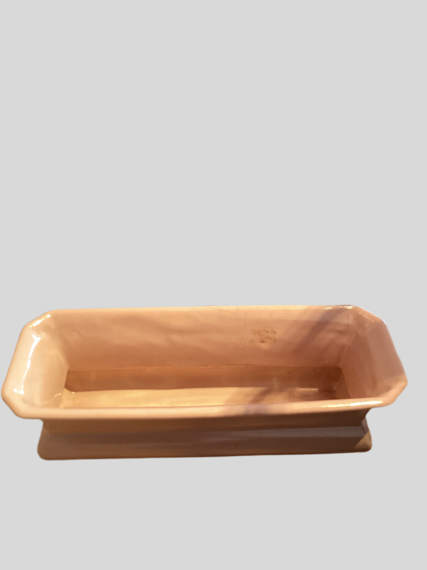 Vtg. Abington Rectangle Pink Planter