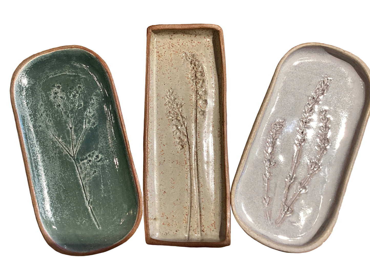 S Oblong Tray w/Leaves