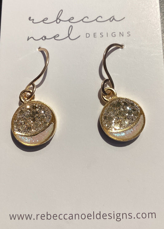 Shimmer Circular Earring