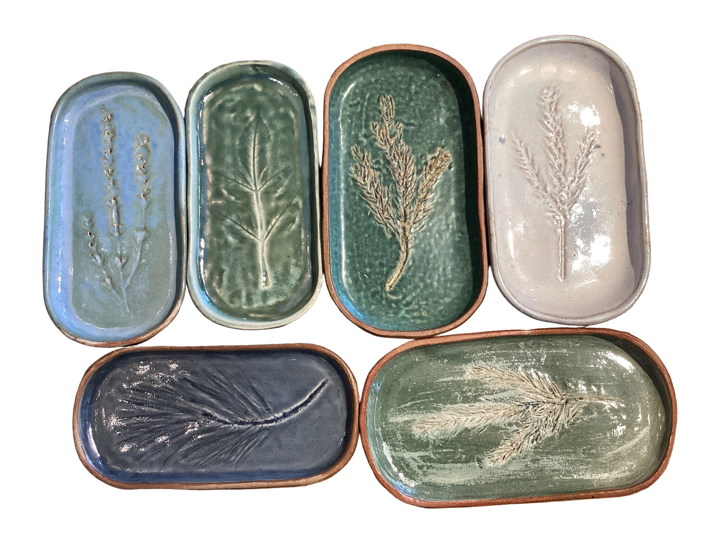 S Oblong Tray w/Leaves