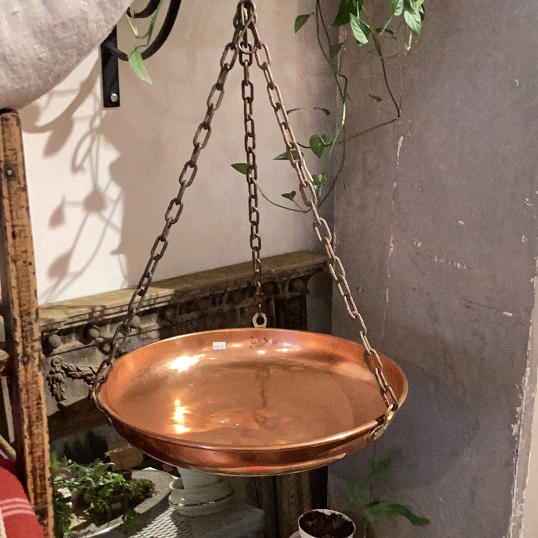 Turkish Copper Hanging Bowl