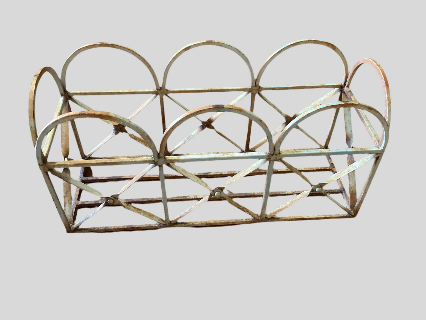 Metal Open Weave Planter