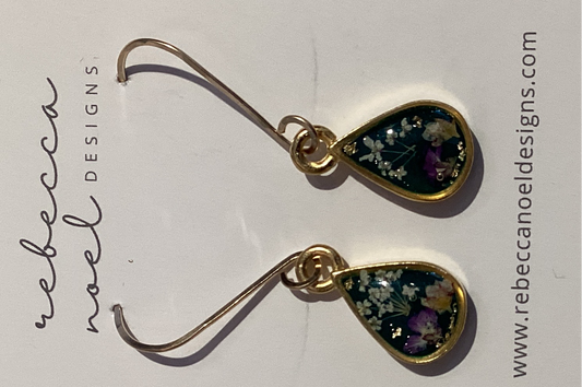 G Green Teardrop w/Florals