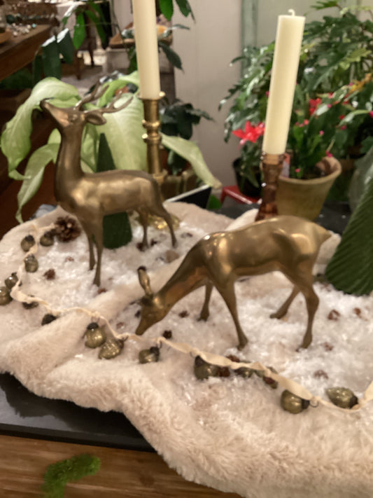 Brass Deer - Pair