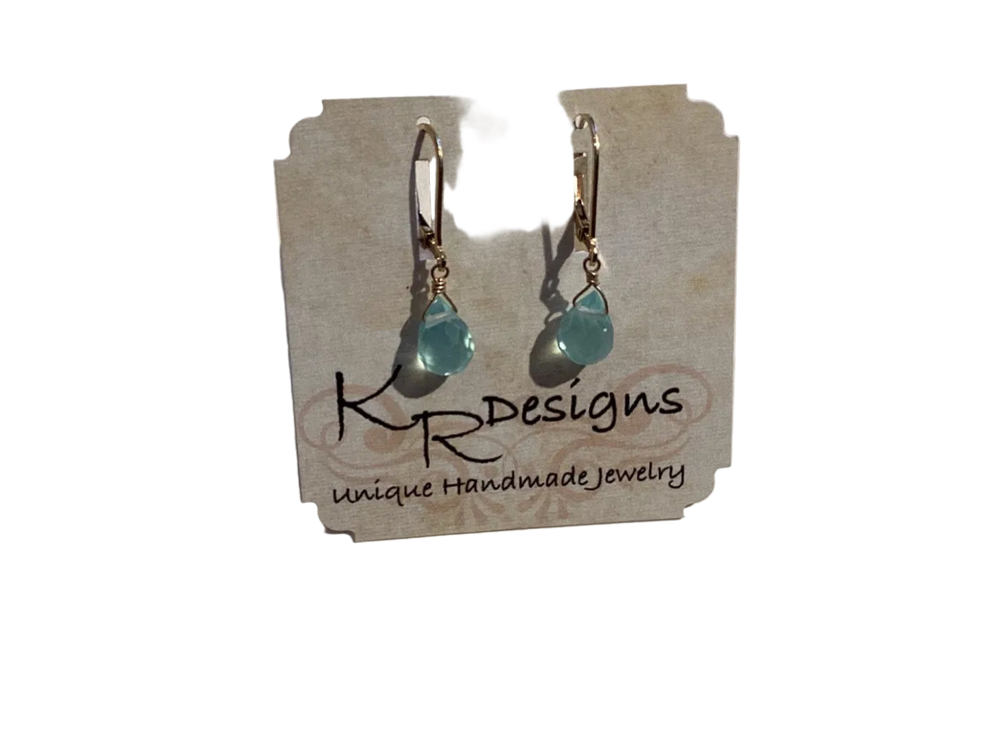 Earring - Chalcedony on 14K GF