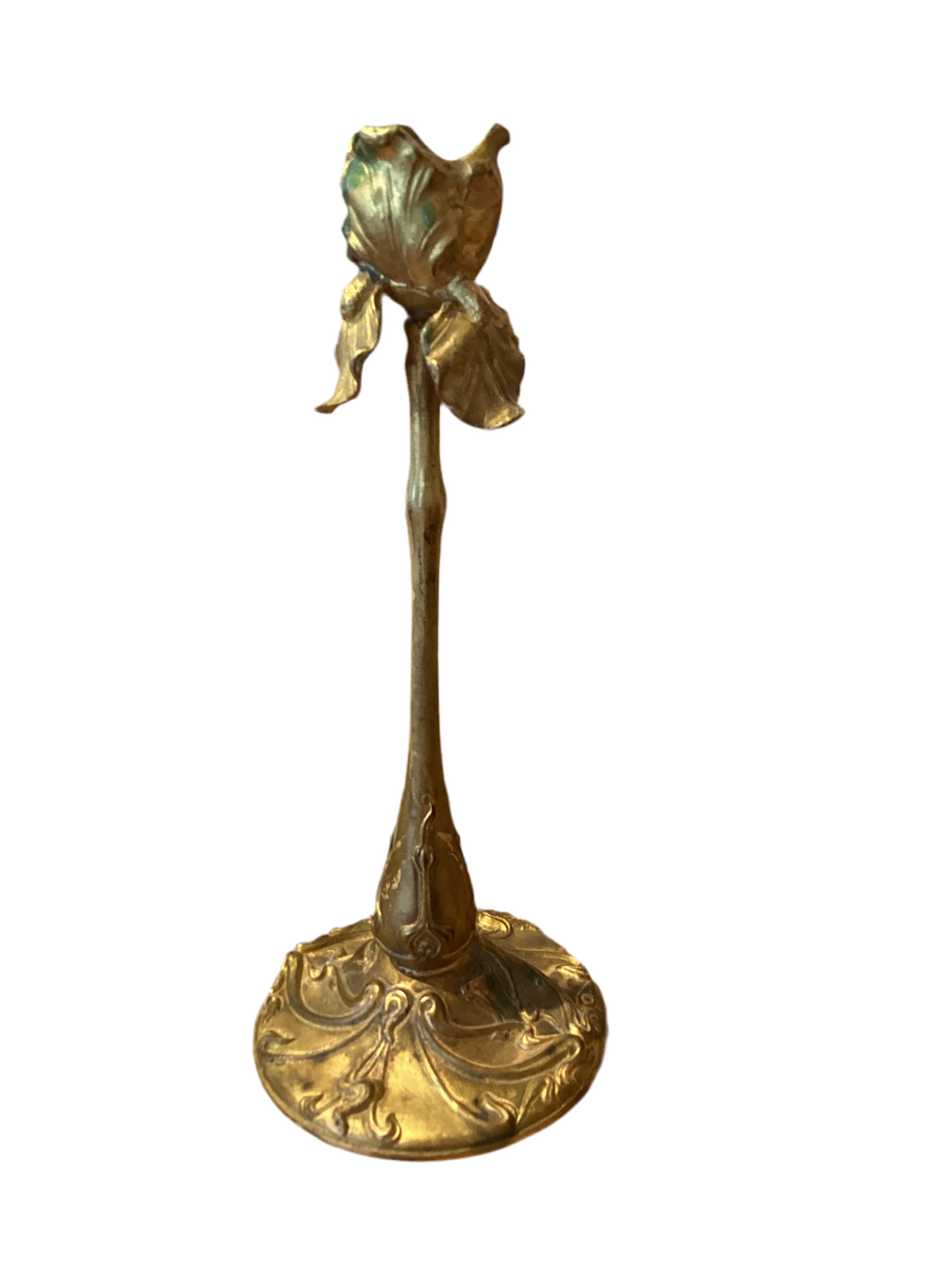 Gold Floral Candle Stick